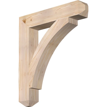 Ekena Millwork Thorton Craftsman Smooth Bracket, Douglas Fir, 5 1/2"W x 32"D x 36"H BKT06X32X36THR04SDF